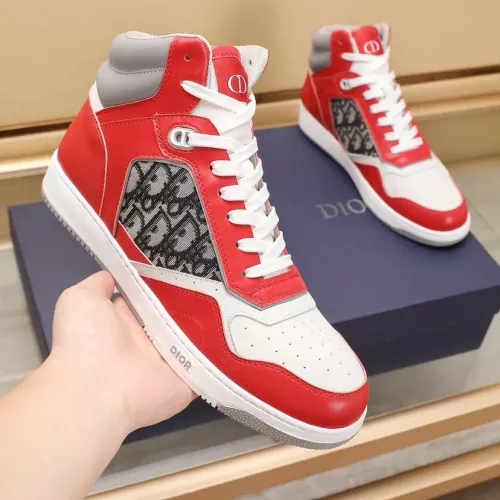 Replica Christian Dior High Top Shoes For Men #1285228 $96.00 USD for Wholesale