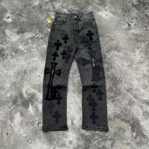 Chrome Hearts Jeans For Unisex #1285259 $68.00 USD, Wholesale Replica Chrome Hearts Jeans