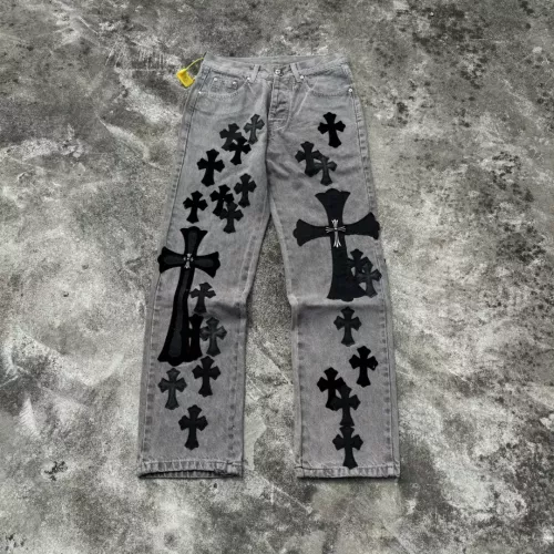 Chrome Hearts Jeans For Unisex #1285262 $68.00 USD, Wholesale Replica Chrome Hearts Jeans