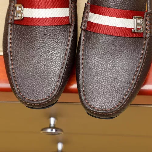 Replica Bally Leather Shoes For Men #1285273 $72.00 USD for Wholesale