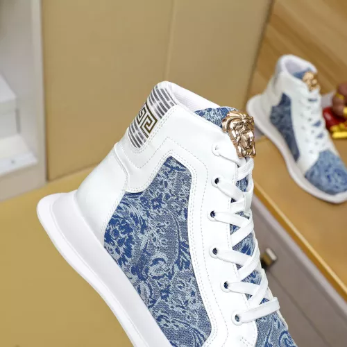 Replica Versace High Tops Shoes For Men #1285285 $76.00 USD for Wholesale