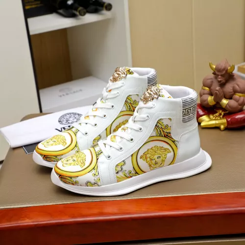 Versace High Tops Shoes For Men #1285288 $76.00 USD, Wholesale Replica Versace High Tops Shoes