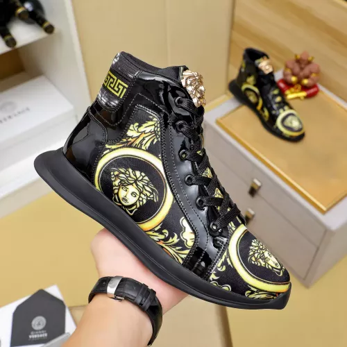 Replica Versace High Tops Shoes For Men #1285289 $76.00 USD for Wholesale