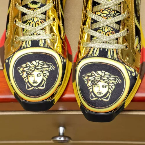 Replica Versace High Tops Shoes For Men #1285290 $76.00 USD for Wholesale