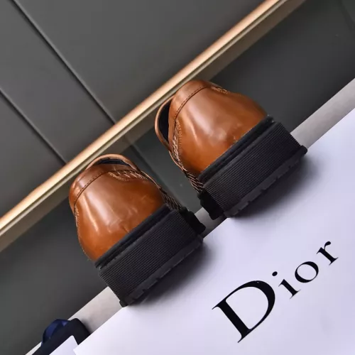 Replica Christian Dior Leather Shoes For Men #1285332 $112.00 USD for Wholesale