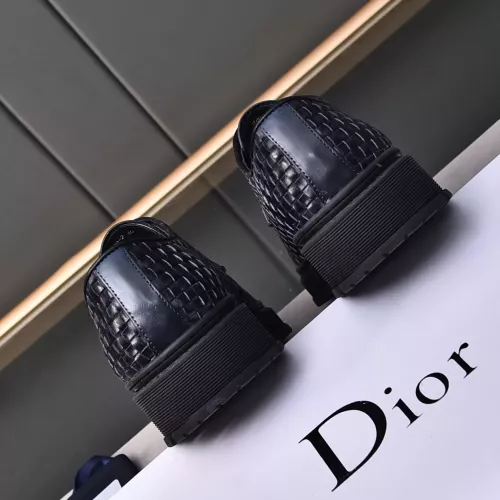 Replica Christian Dior Leather Shoes For Men #1285337 $112.00 USD for Wholesale