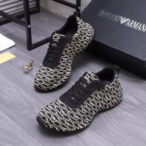 Armani Casual Shoes For Men #1285370 $98.00 USD, Wholesale Replica Armani Casual Shoes