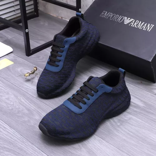 Armani Casual Shoes For Men #1285371 $98.00 USD, Wholesale Replica Armani Casual Shoes