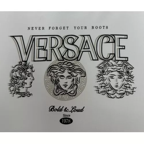 Replica Versace T-Shirts Long Sleeved For Unisex #1285393 $42.00 USD for Wholesale