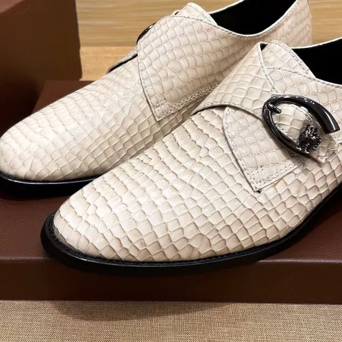 Replica Versace Leather Shoes For Men #1285420 $76.00 USD for Wholesale