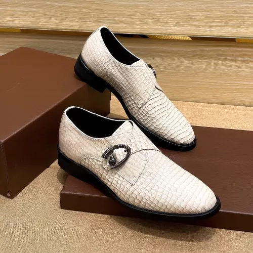 Replica Versace Leather Shoes For Men #1285420 $76.00 USD for Wholesale