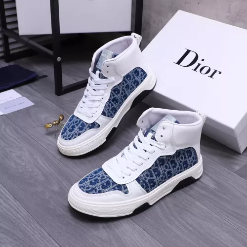 Christian Dior High Top Shoes For Men #1285432 $80.00 USD, Wholesale Replica Christian Dior High Top Shoes