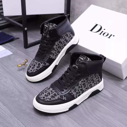 Christian Dior High Top Shoes For Men #1285433 $80.00 USD, Wholesale Replica Christian Dior High Top Shoes