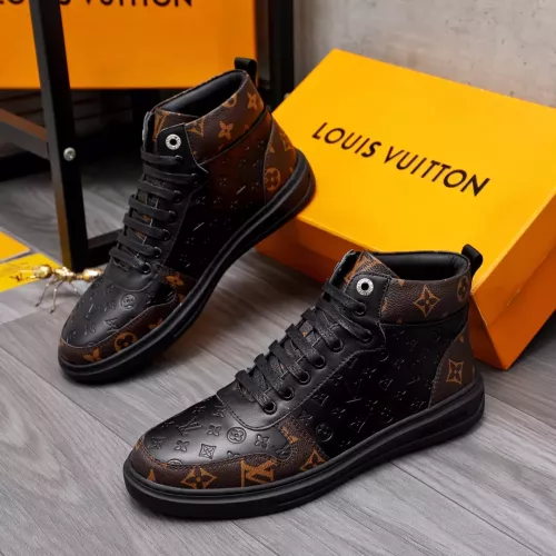 Louis Vuitton High Tops Shoes For Men #1285437 $72.00 USD, Wholesale Replica Louis Vuitton High Tops Shoes