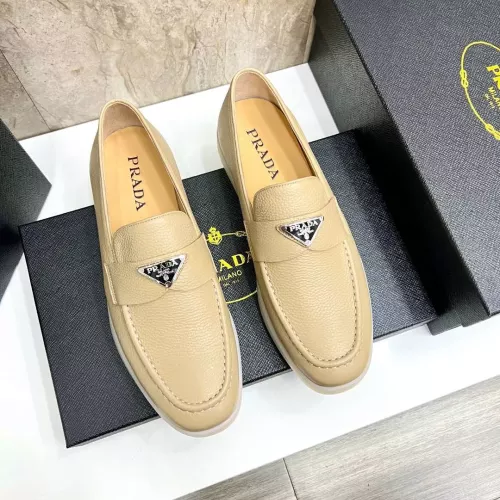 Replica Prada Leather Shoes For Men #1285514 $102.00 USD for Wholesale