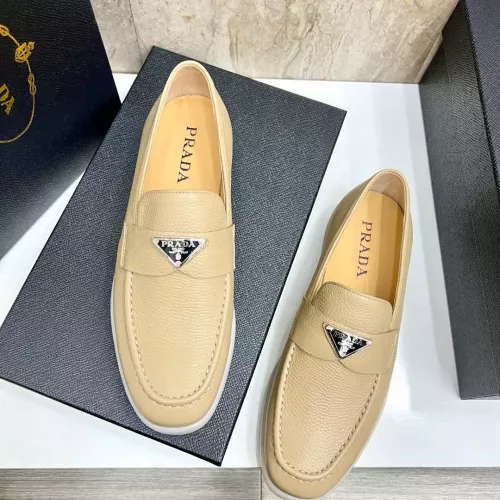 Replica Prada Leather Shoes For Men #1285514 $102.00 USD for Wholesale