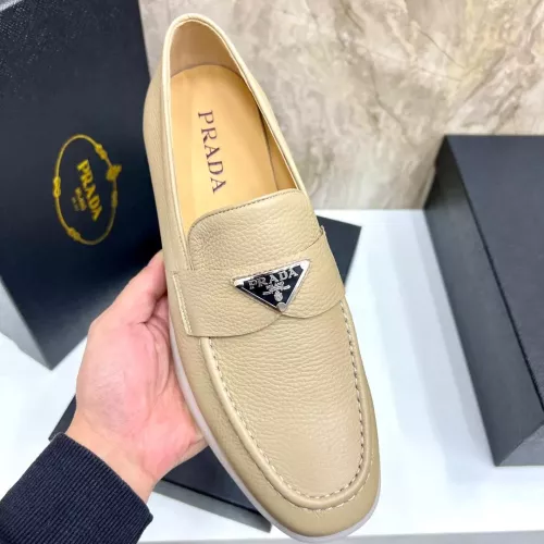 Replica Prada Leather Shoes For Men #1285514 $102.00 USD for Wholesale