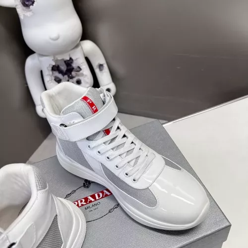 Replica Prada High Top Shoes For Men #1285539 $122.00 USD for Wholesale