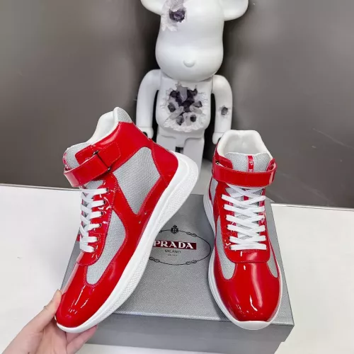 Prada High Top Shoes For Women #1285550 $122.00 USD, Wholesale Replica Prada High Top Shoes