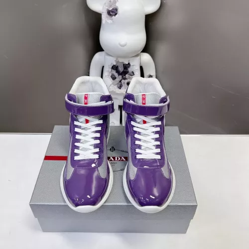 Replica Prada High Top Shoes For Women #1285552 $122.00 USD for Wholesale