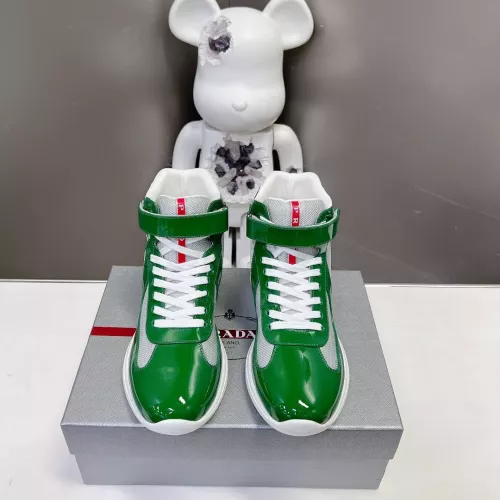 Replica Prada High Top Shoes For Women #1285554 $122.00 USD for Wholesale