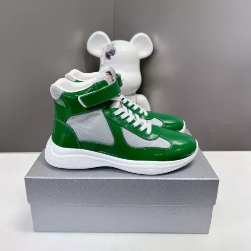 Replica Prada High Top Shoes For Women #1285554 $122.00 USD for Wholesale