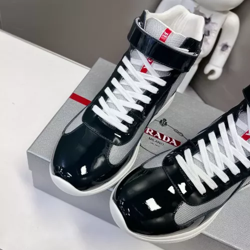 Replica Prada High Top Shoes For Men #1285555 $122.00 USD for Wholesale