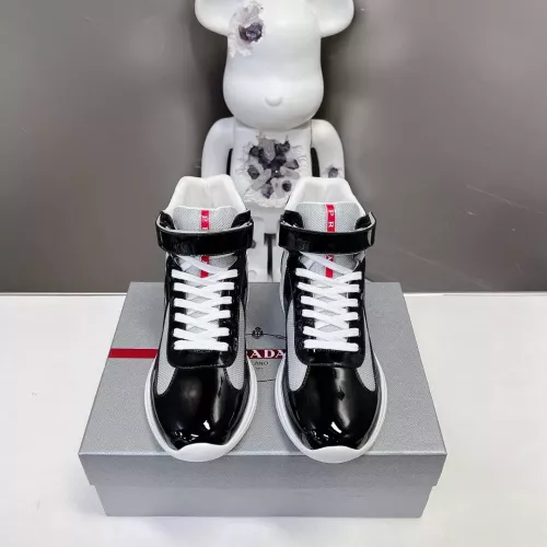 Replica Prada High Top Shoes For Men #1285559 $122.00 USD for Wholesale