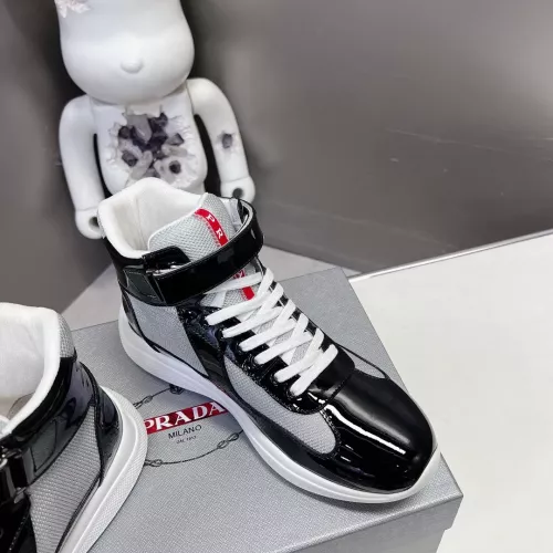 Replica Prada High Top Shoes For Men #1285559 $122.00 USD for Wholesale