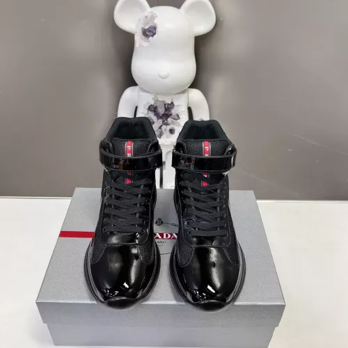 Replica Prada High Top Shoes For Men #1285561 $122.00 USD for Wholesale