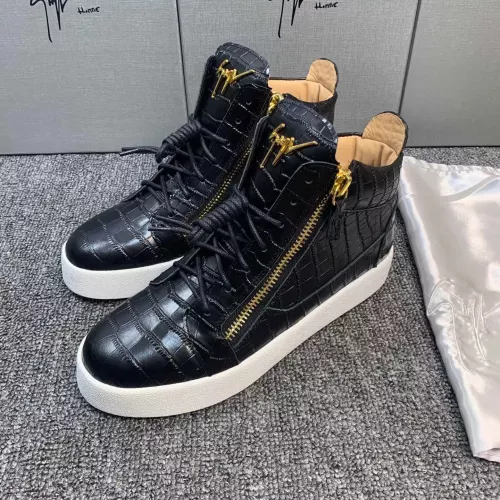 Giuseppe Zanotti High Tops Shoes For Men #1285572 $102.00 USD, Wholesale Replica Giuseppe Zanotti High Tops Shoes