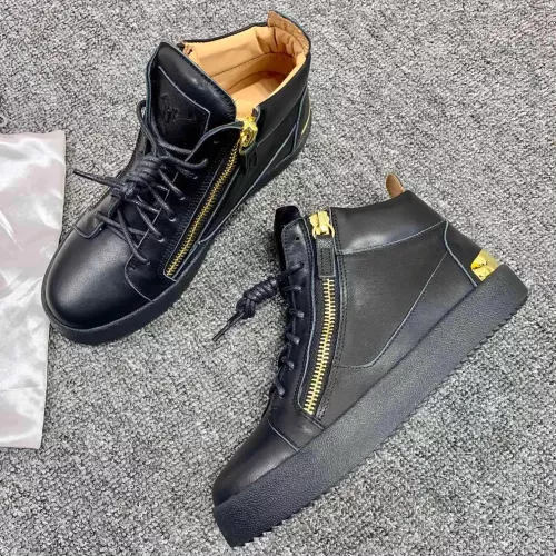 Giuseppe Zanotti High Tops Shoes For Men #1285574 $98.00 USD, Wholesale Replica Giuseppe Zanotti High Tops Shoes