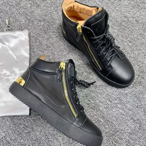 Replica Giuseppe Zanotti High Tops Shoes For Men #1285574 $98.00 USD for Wholesale