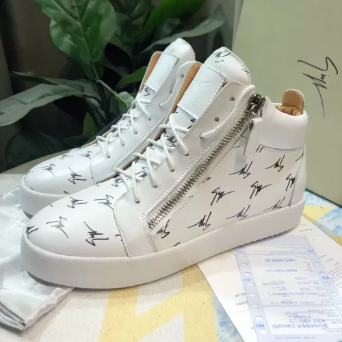 Giuseppe Zanotti High Tops Shoes For Men #1285576 $98.00 USD, Wholesale Replica Giuseppe Zanotti High Tops Shoes