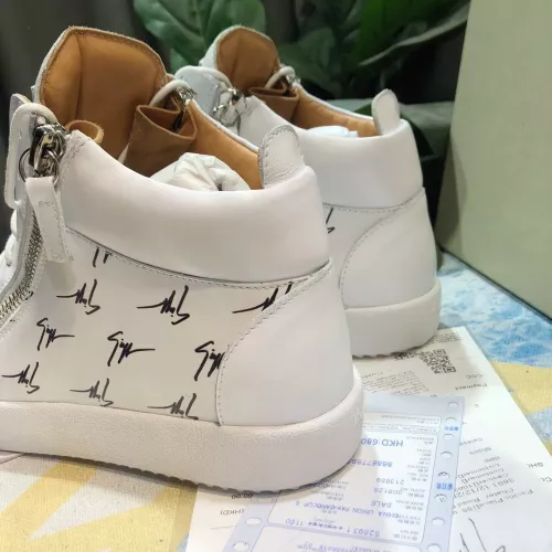 Replica Giuseppe Zanotti High Tops Shoes For Men #1285576 $98.00 USD for Wholesale