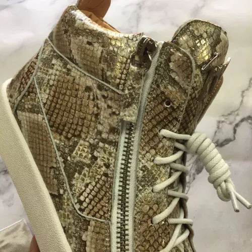 Replica Giuseppe Zanotti High Tops Shoes For Women #1285591 $102.00 USD for Wholesale