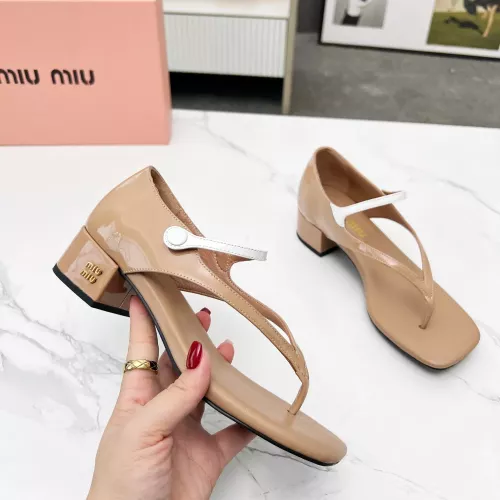 MIU MIU Sandal For Women #1285622 $80.00 USD, Wholesale Replica MIU MIU Sandal