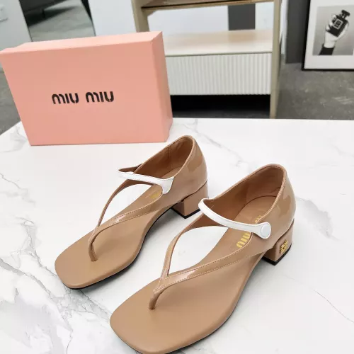 Replica MIU MIU Sandal For Women #1285622 $80.00 USD for Wholesale