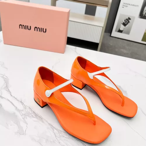 Replica MIU MIU Sandal For Women #1285623 $80.00 USD for Wholesale