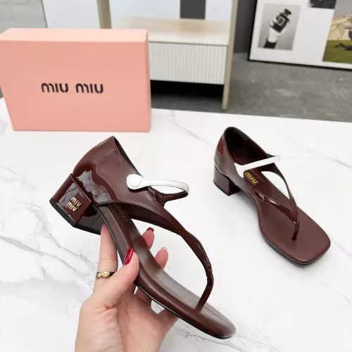 MIU MIU Sandal For Women #1285624 $80.00 USD, Wholesale Replica MIU MIU Sandal