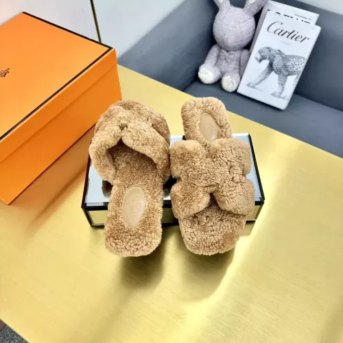 Replica Hermes Slippers For Women #1285729 $96.00 USD for Wholesale