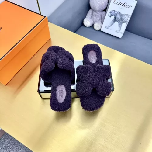 Replica Hermes Slippers For Women #1285733 $96.00 USD for Wholesale