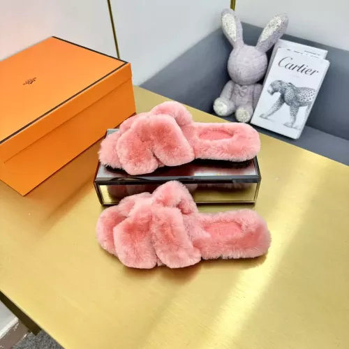 Replica Hermes Slippers For Women #1285741 $96.00 USD for Wholesale