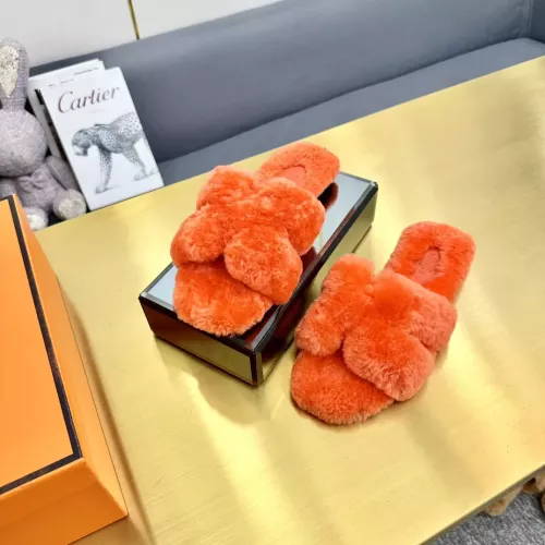 Replica Hermes Slippers For Women #1285744 $96.00 USD for Wholesale