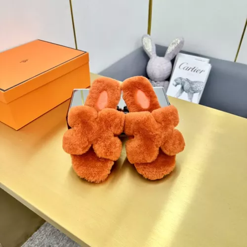 Replica Hermes Slippers For Women #1285745 $96.00 USD for Wholesale