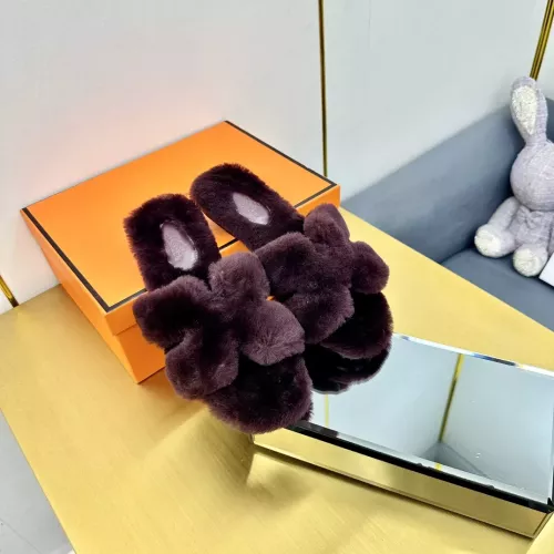 Replica Hermes Slippers For Women #1285774 $96.00 USD for Wholesale