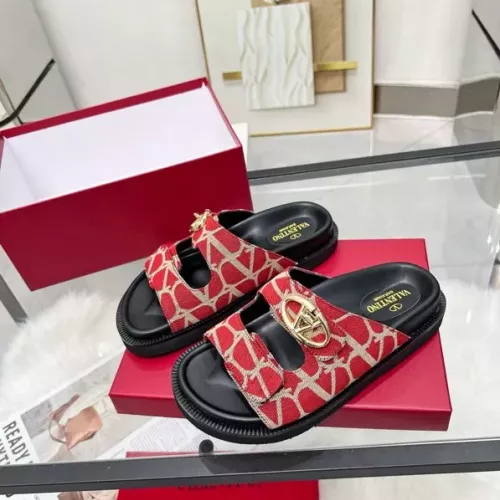 Valentino Slippers For Women #1285804 $85.00 USD, Wholesale Replica Valentino Slippers