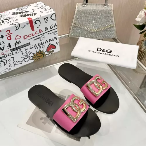 Dolce &amp; Gabbana D&amp;G Slippers For Women #1285853 $68.00 USD, Wholesale Replica Dolce &amp; Gabbana D&amp;G Slippers