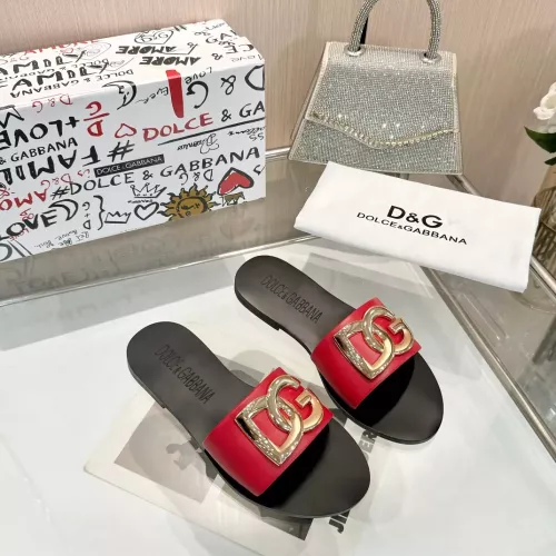 Dolce &amp; Gabbana D&amp;G Slippers For Women #1285856 $68.00 USD, Wholesale Replica Dolce &amp; Gabbana D&amp;G Slippers