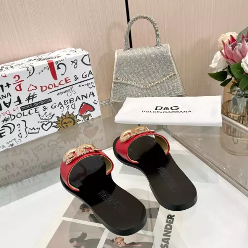 Replica Dolce & Gabbana D&G Slippers For Women #1285856 $68.00 USD for Wholesale